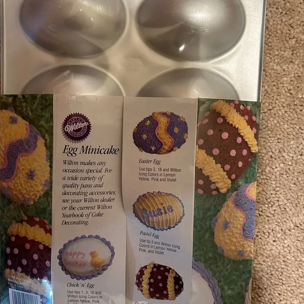 New Wilton mini Easter egg cake pan